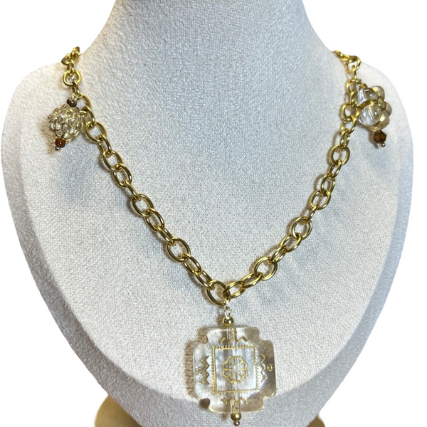 Handmade Intricate Mystic Charms Necklace