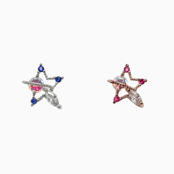 Star Planet Cartilage Barbell Stud