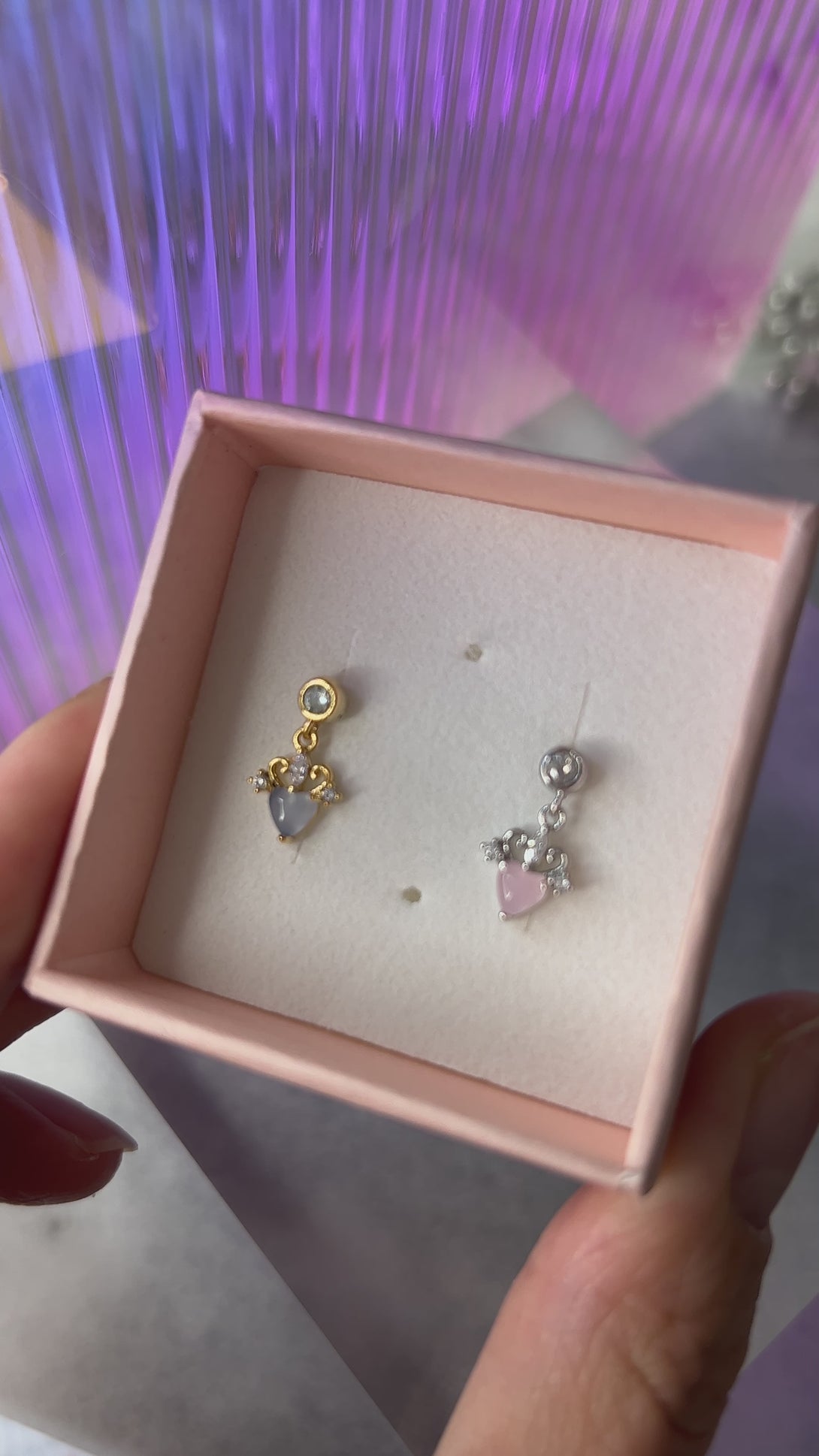 heart ear piercing